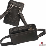 LandLeder Grtel- bzw. Cross Over Tasche Black & White