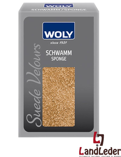 Woly - Smooth Leder-Schwamm - Suede Velours