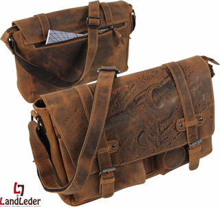 LandLeder Umhängetasche Postbag BULL & SNAKE